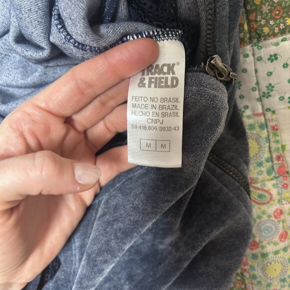 Track & Field (Brazilian brand) Velour Hoodie - Picture 6 of 9